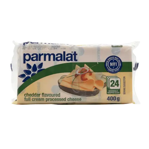 Parmalat Cheddar Cheese Slices 400g (24s)