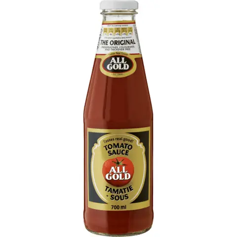 All Gold Original Tomato Sauce 700ml Glass