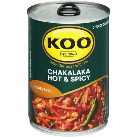 KOO Chakalaka Hot & Spicy 410g