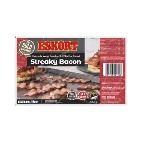 Eskort Streaky Bacon 200g