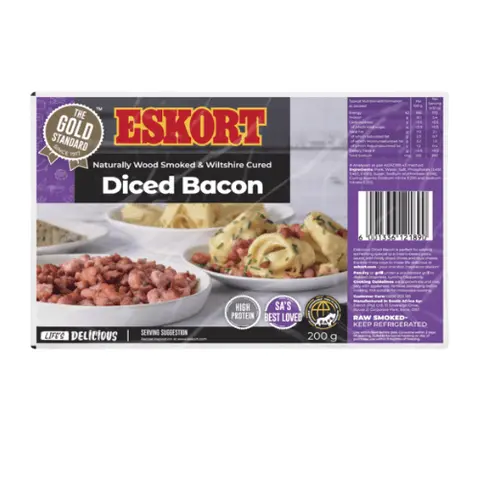 Eskort Diced Bacon 200g