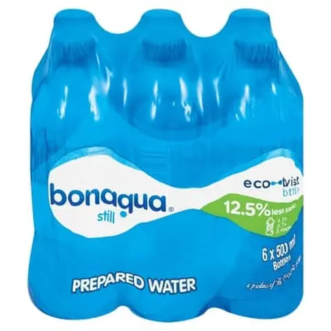 Bonaqua Still Prepared Water 6x500ml