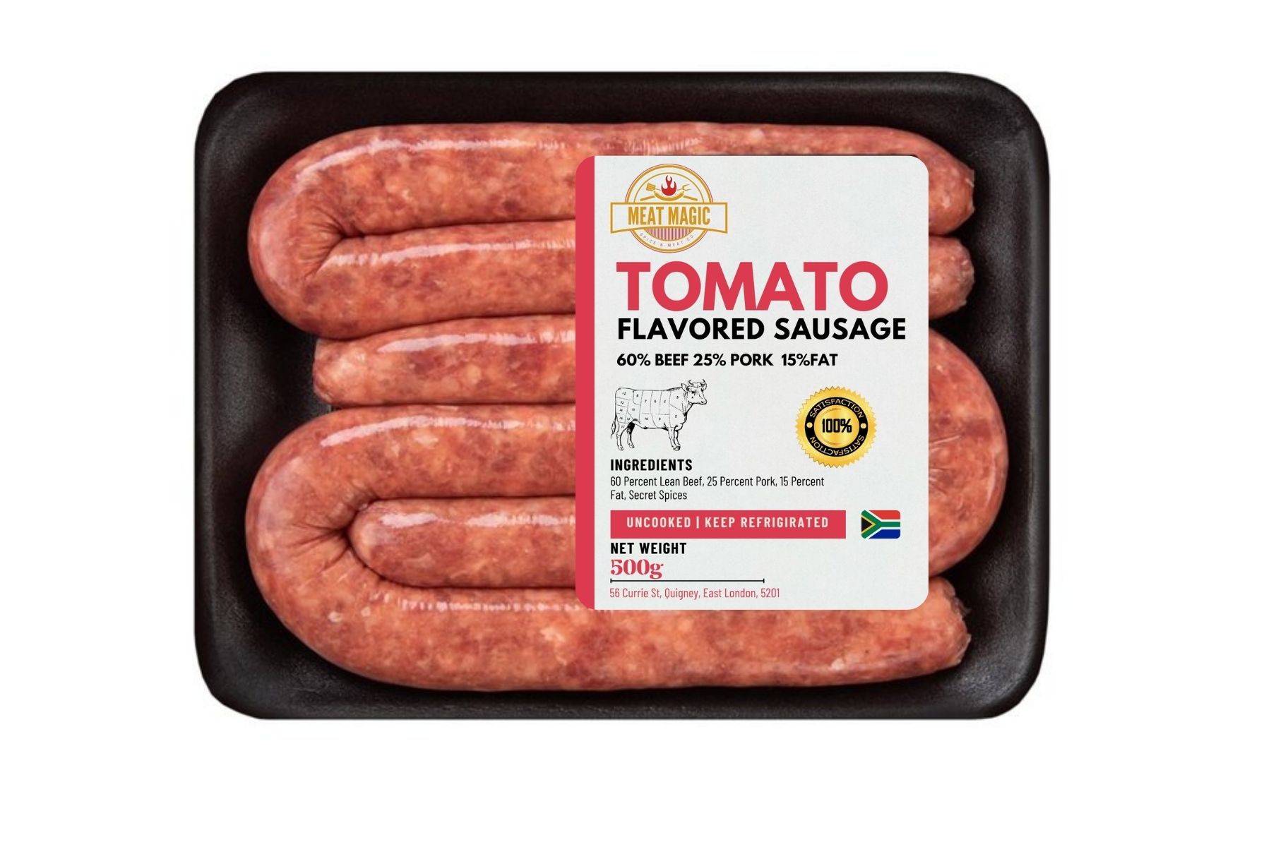 Meat Magic Tomato Flavoured Sausage 500g