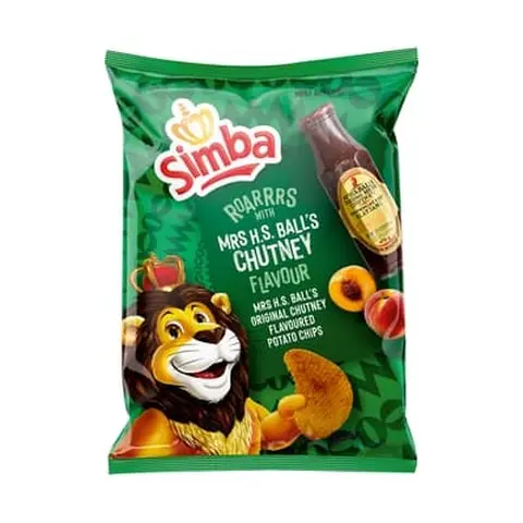 Simba Mrs Ball's Chutney Chips 120g
