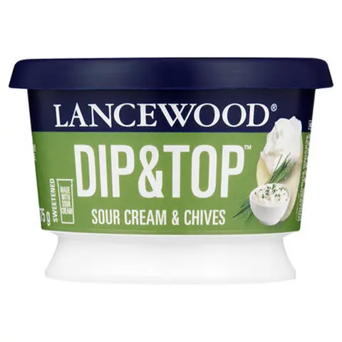 Lancewood Dip & Top Sour Cream & Chives 175g