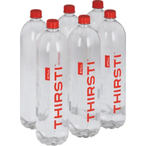 Thirsti Still Natural Spring Water 6x1.5L