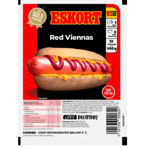 Eskort Red Viennas 500g