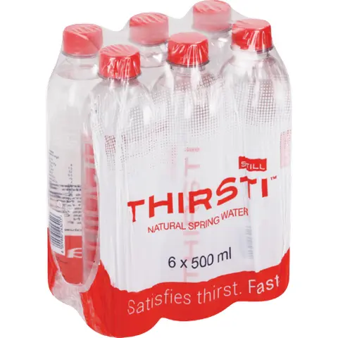 Thirsti Still Natural Spring Water 6x500ml